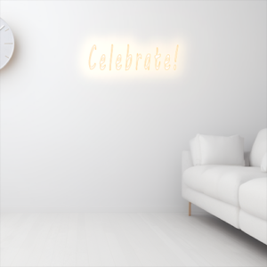 “Celebrate!” Neon Sign