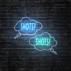 “Shots? Shots!” Neon Sign